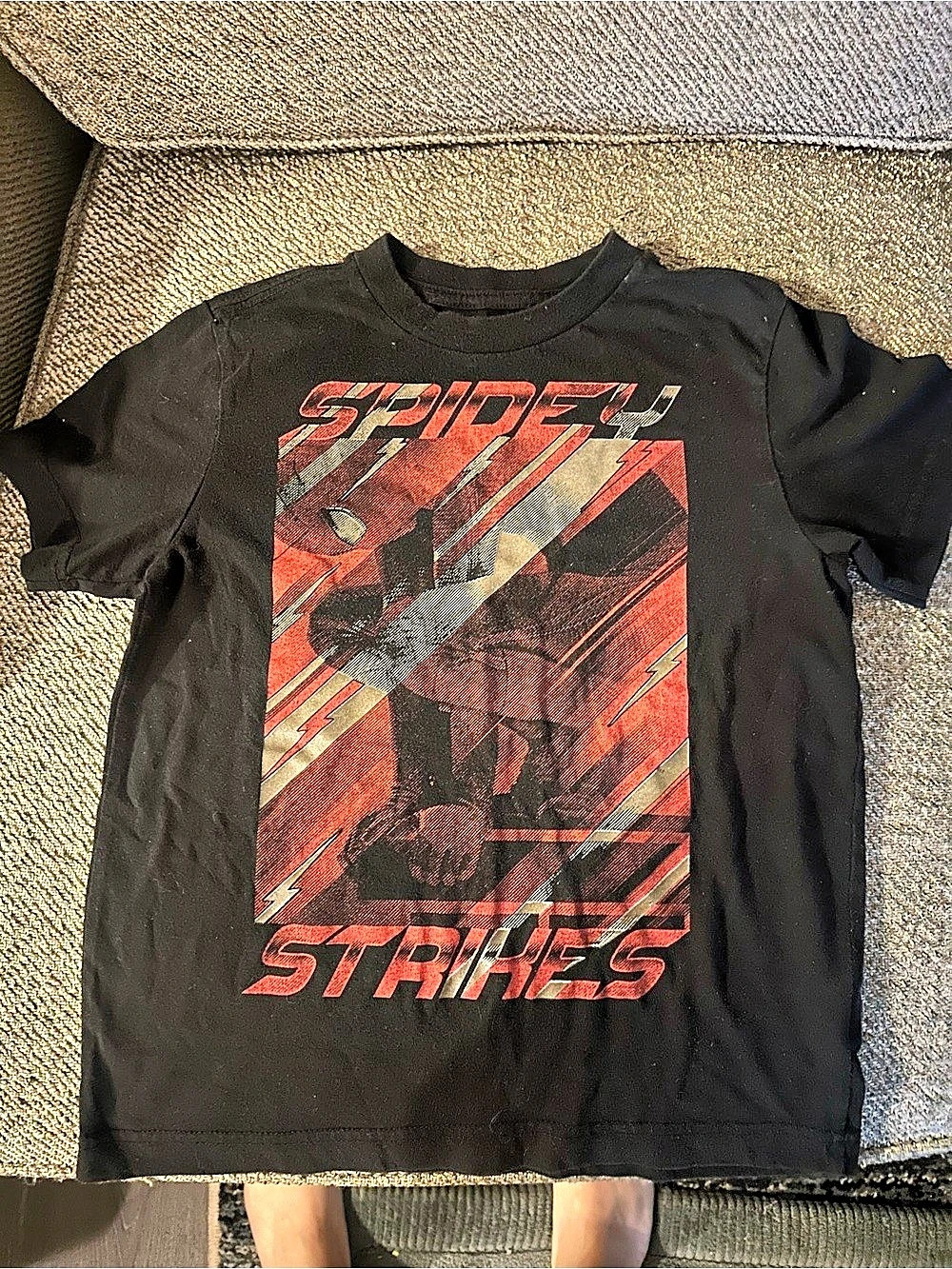 Goodfellas Spider Strikes Graphic Tee in Black & Red